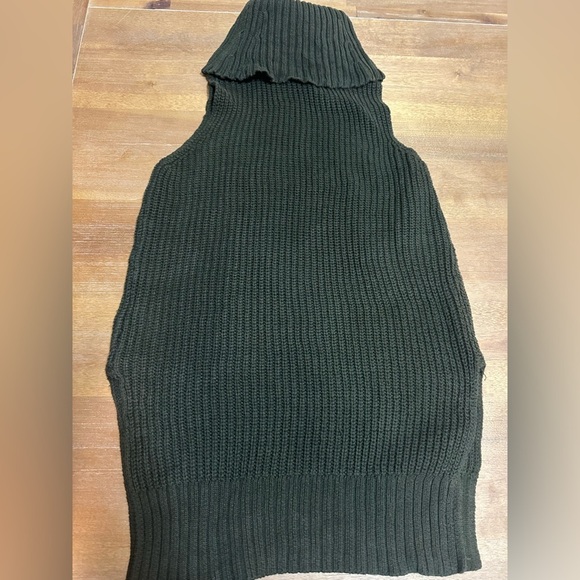 Anthropologie Moth Oversized Sleevless Turtleneck Sweater XS - Picture 4 of 6